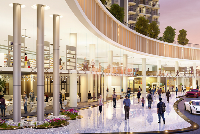 Wavez Residence by Danube — exterior view in Liwan