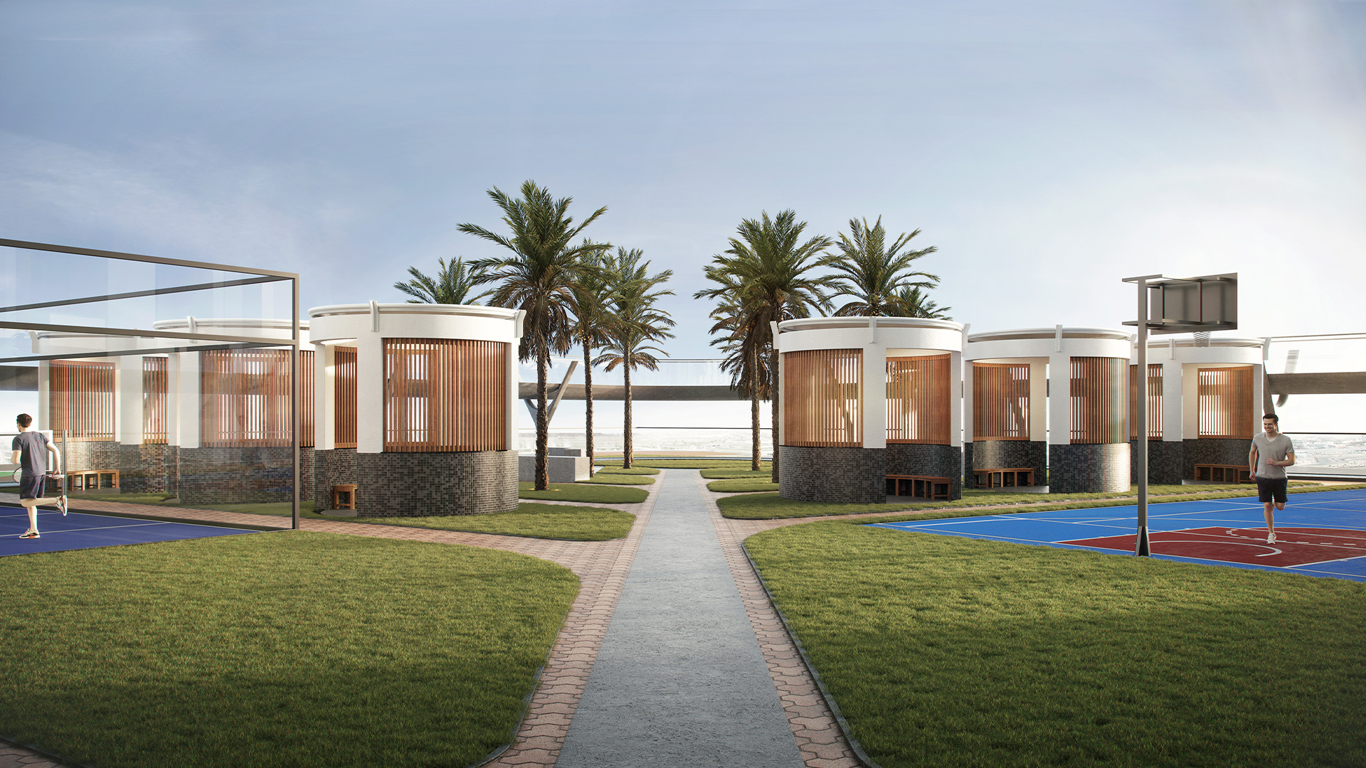 Skyz — exterior view in Arjan (Dubailand)