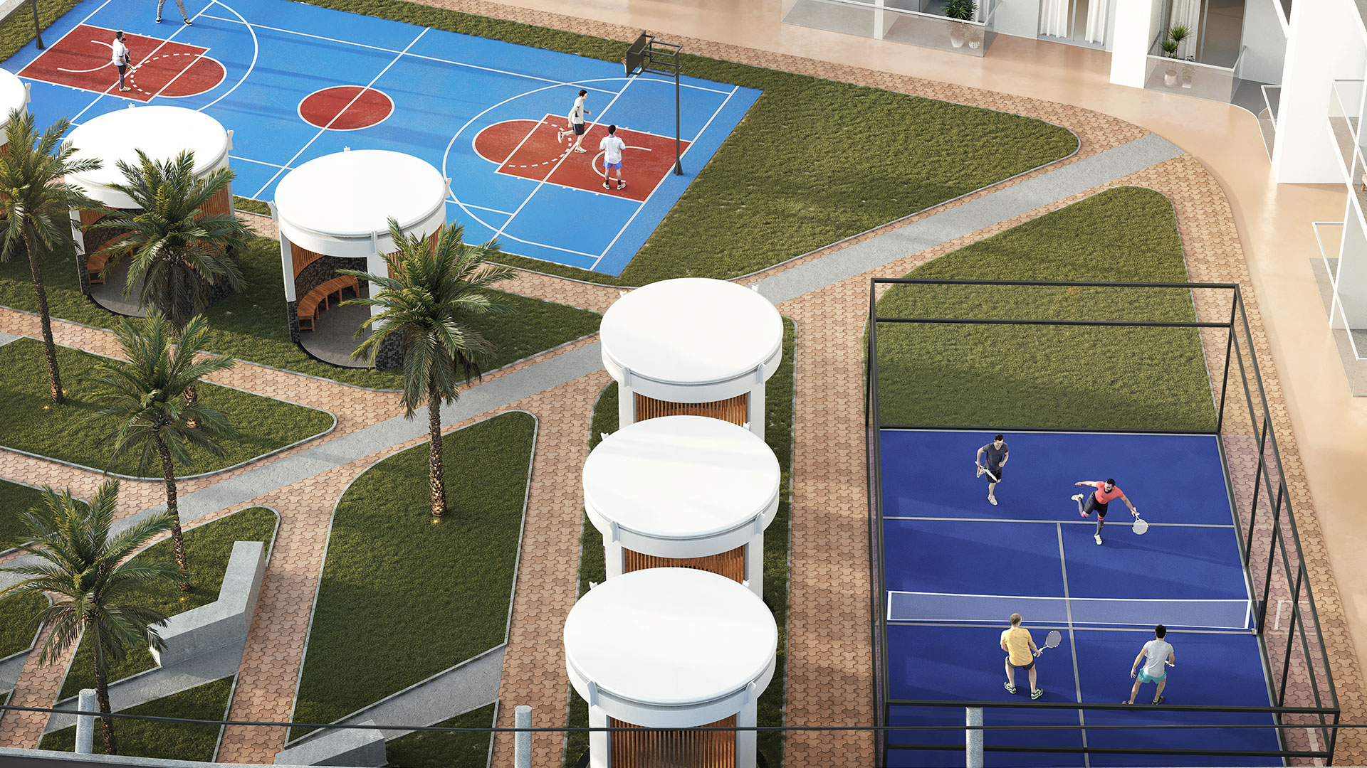 Skyz — exterior view in Arjan (Dubailand)