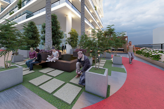 Elitz by Danube — exterior view in Jumeirah Village Circle (JVC)