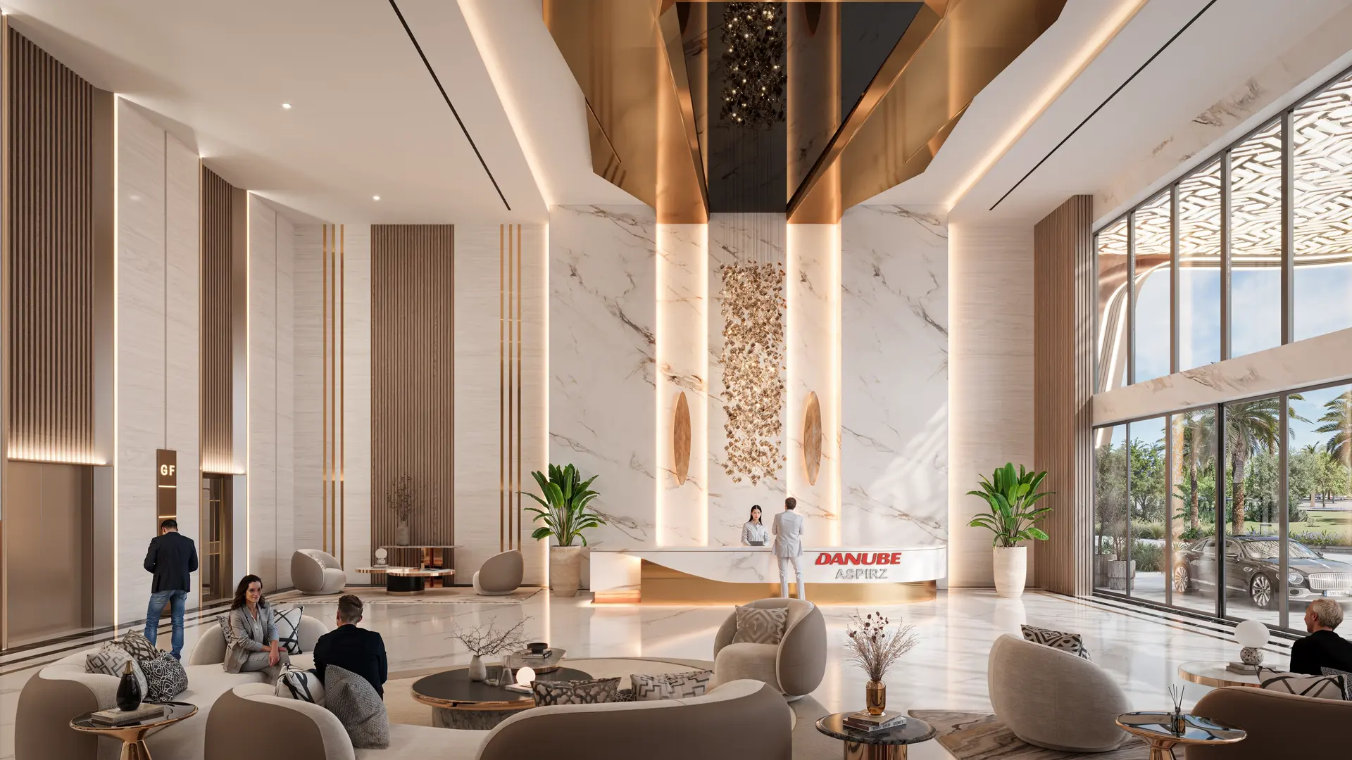 Aspirz by Danube — exterior view in Dubai Sports City