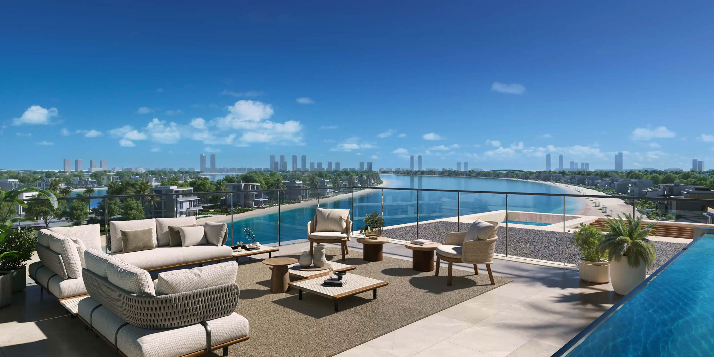 Palm Central Private Residences — vue extérieure à Palm Jebel Ali