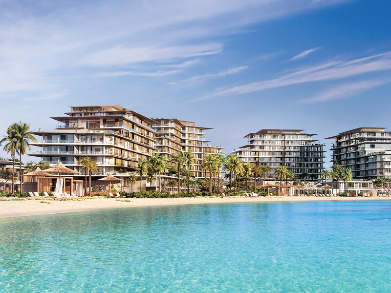 Como Residences — exterior view in Palm Jumeirah
