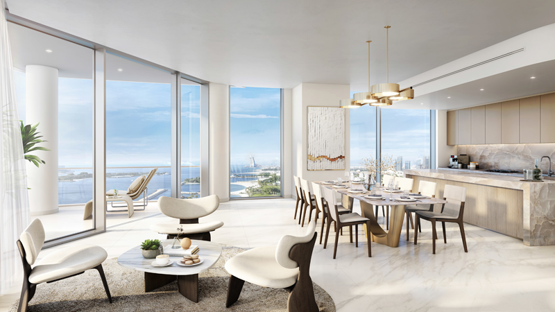 Palm Beach Towers — exterior view in Palm Jumeirah