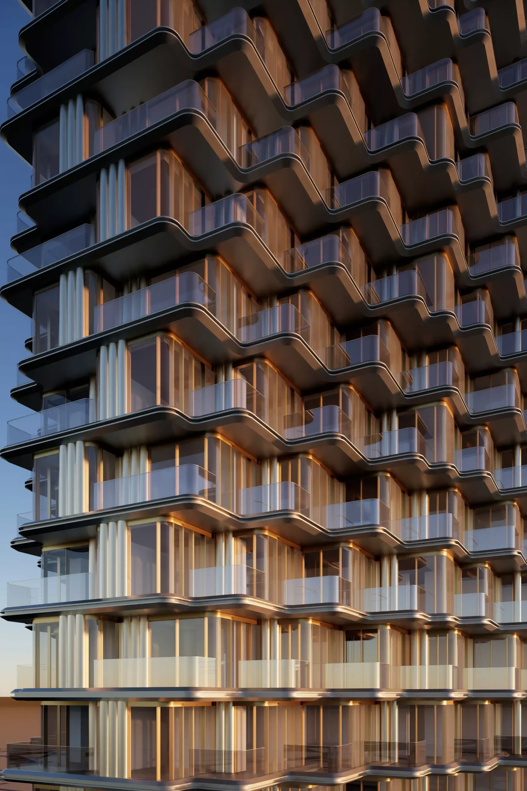 One B Tower — exterior view in Business Bay