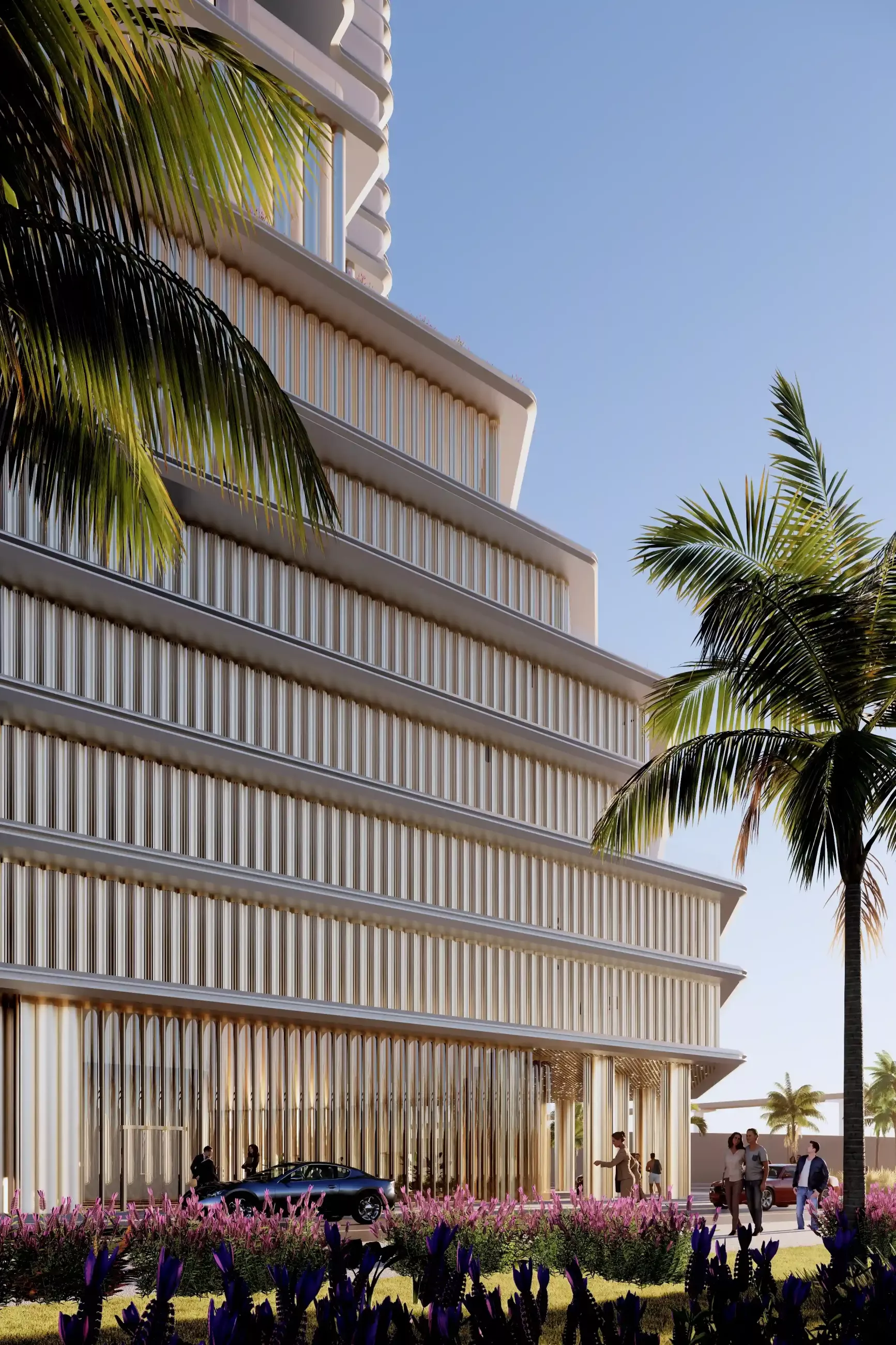 One B Tower — exterior view in Business Bay