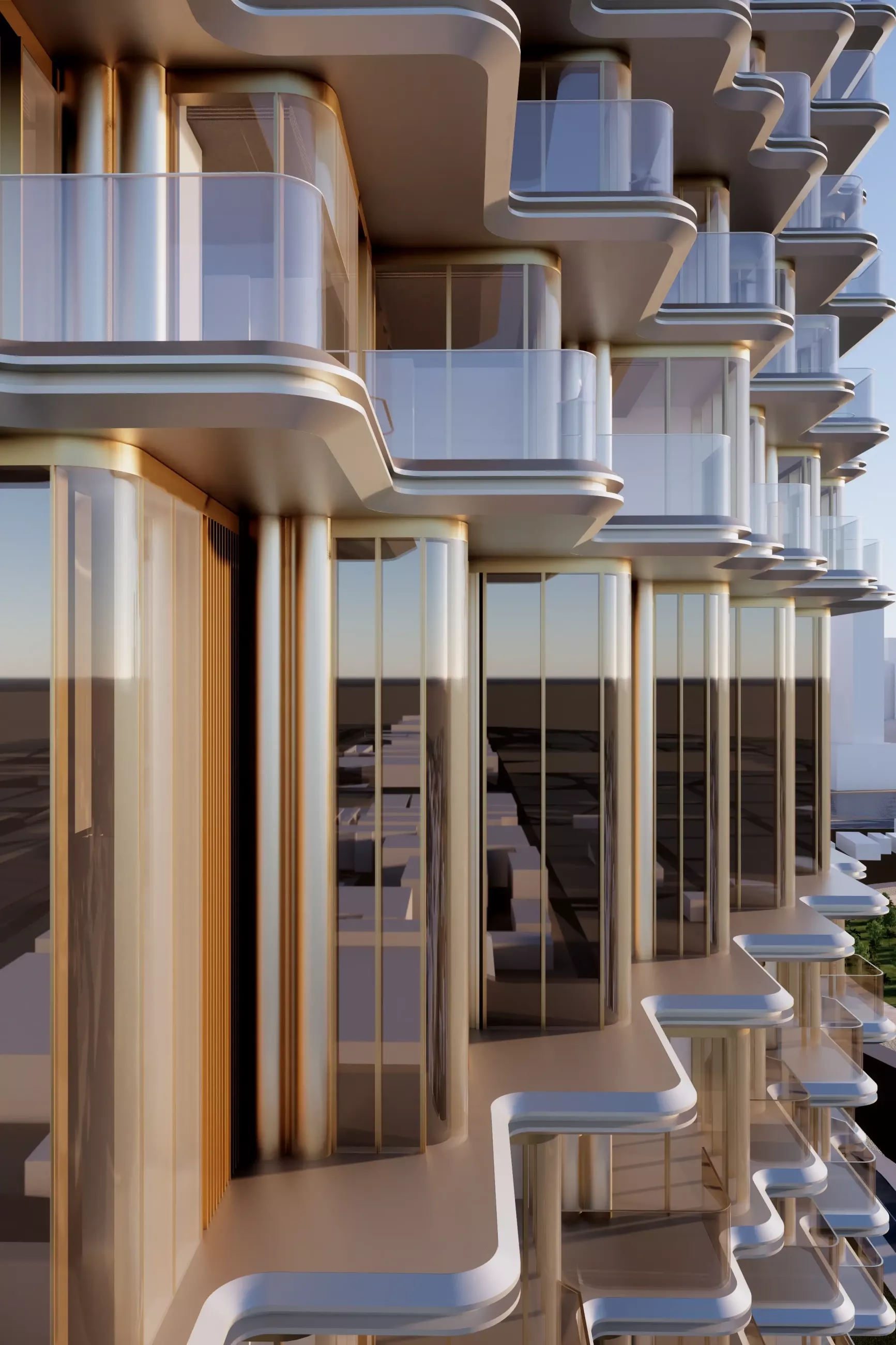 One B Tower — exterior view in Business Bay