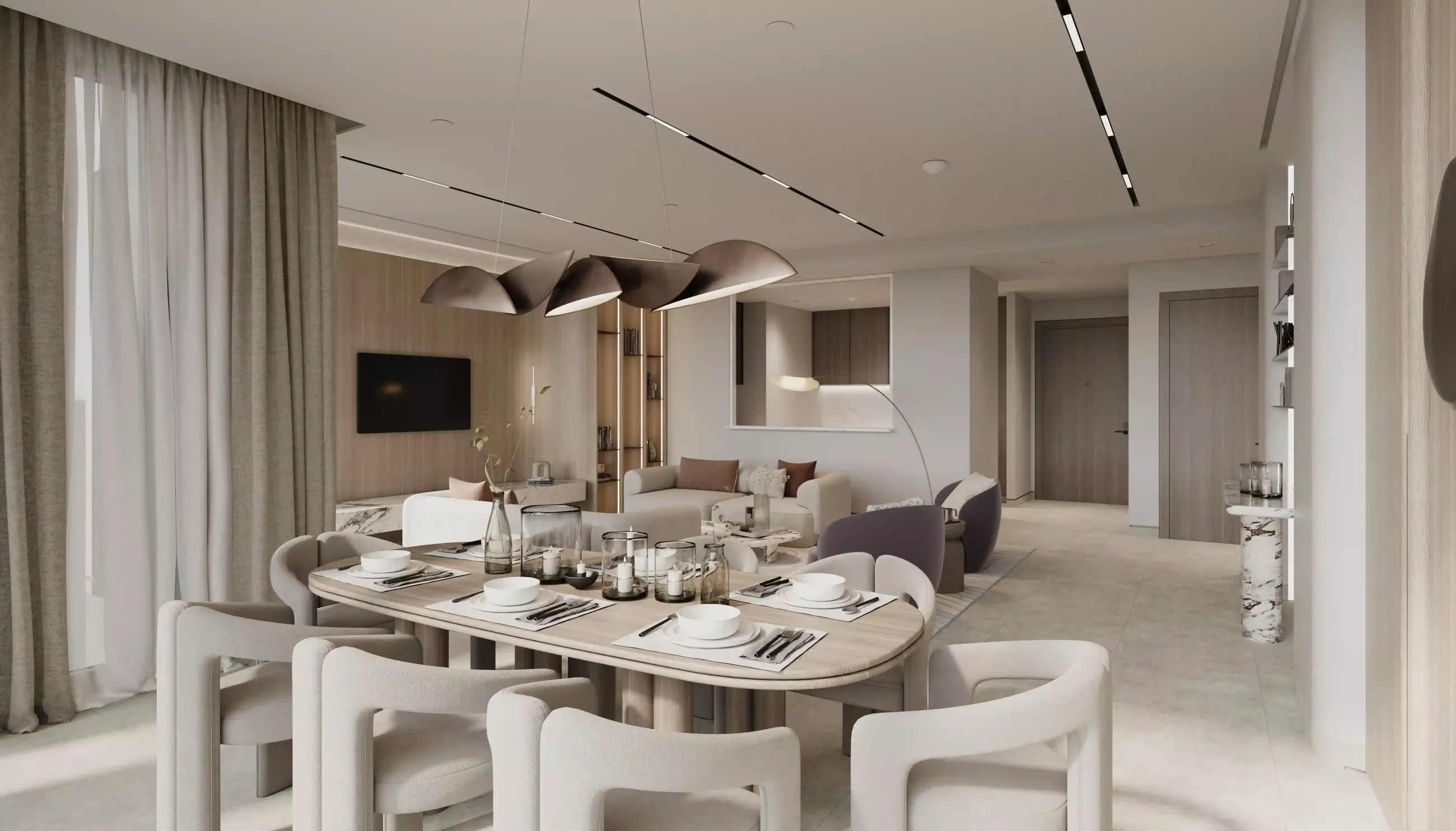 One B Tower — interior render