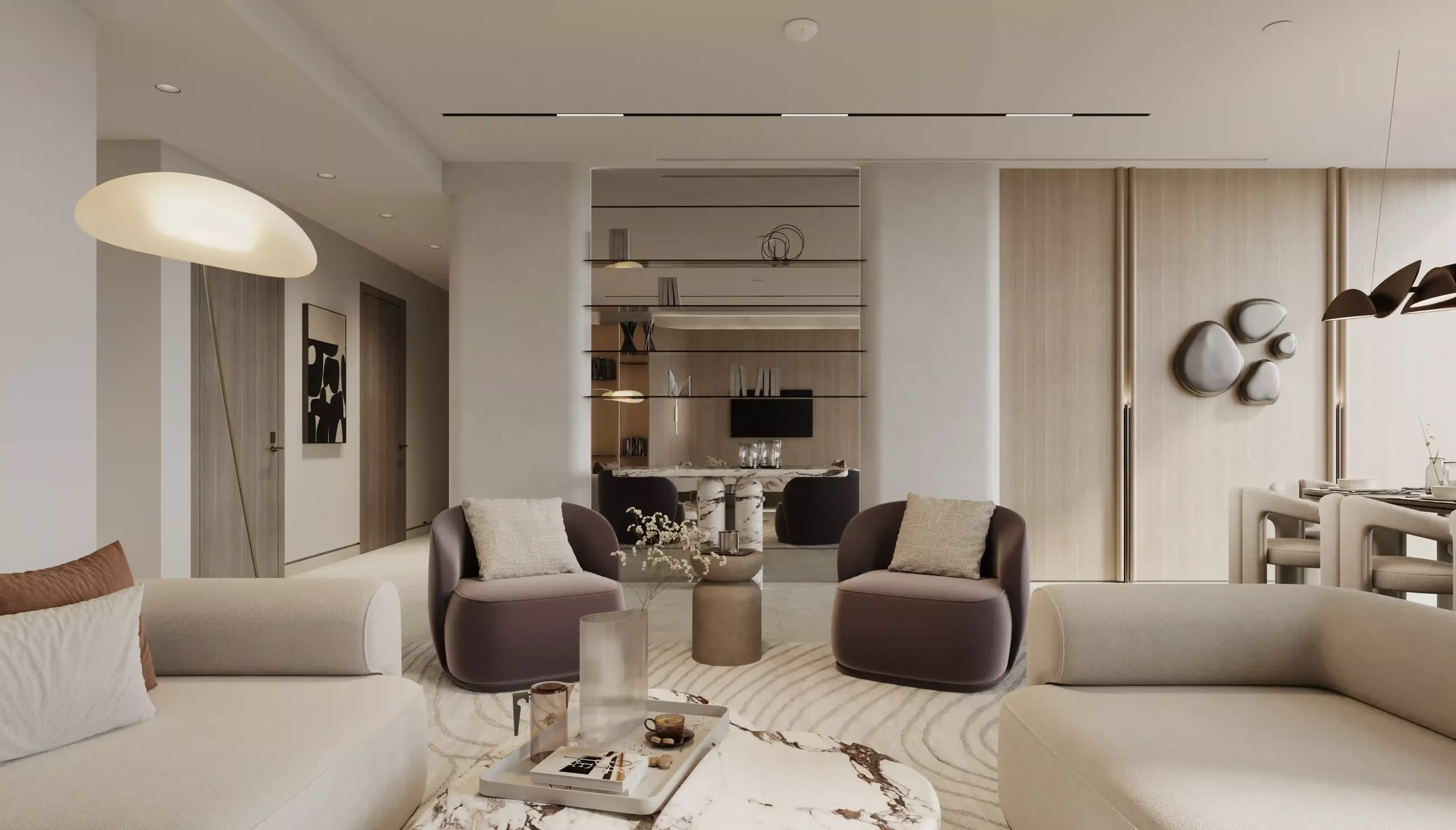 One B Tower — interior render
