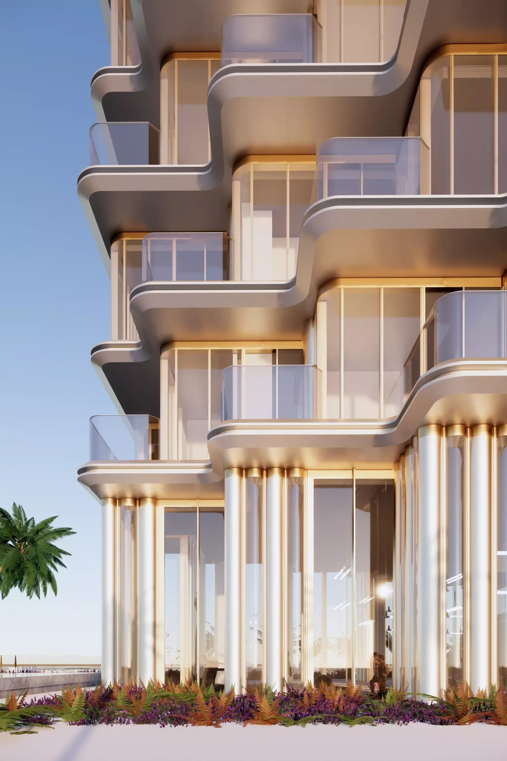 One B Tower — exterior view in Business Bay