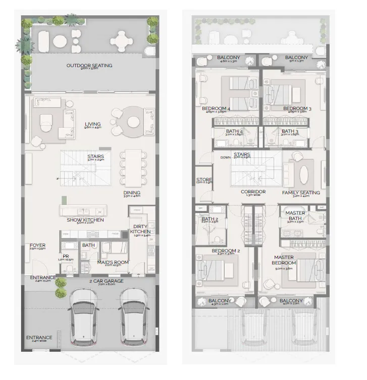 Pinewood Village — exterior view in Jumeirah Golf Estates