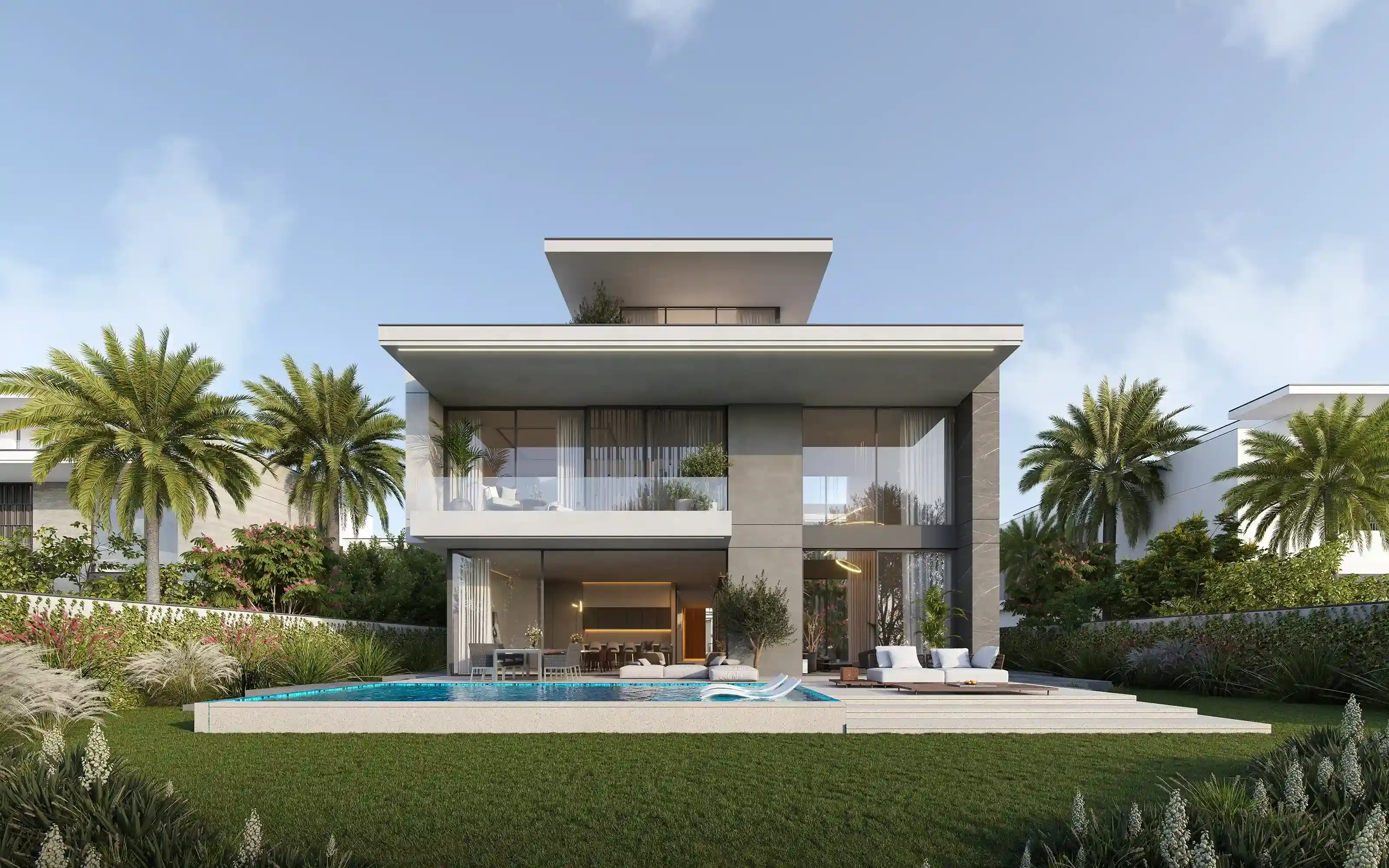 Cedarwood Estates — exterior view in Jumeirah Golf Estates