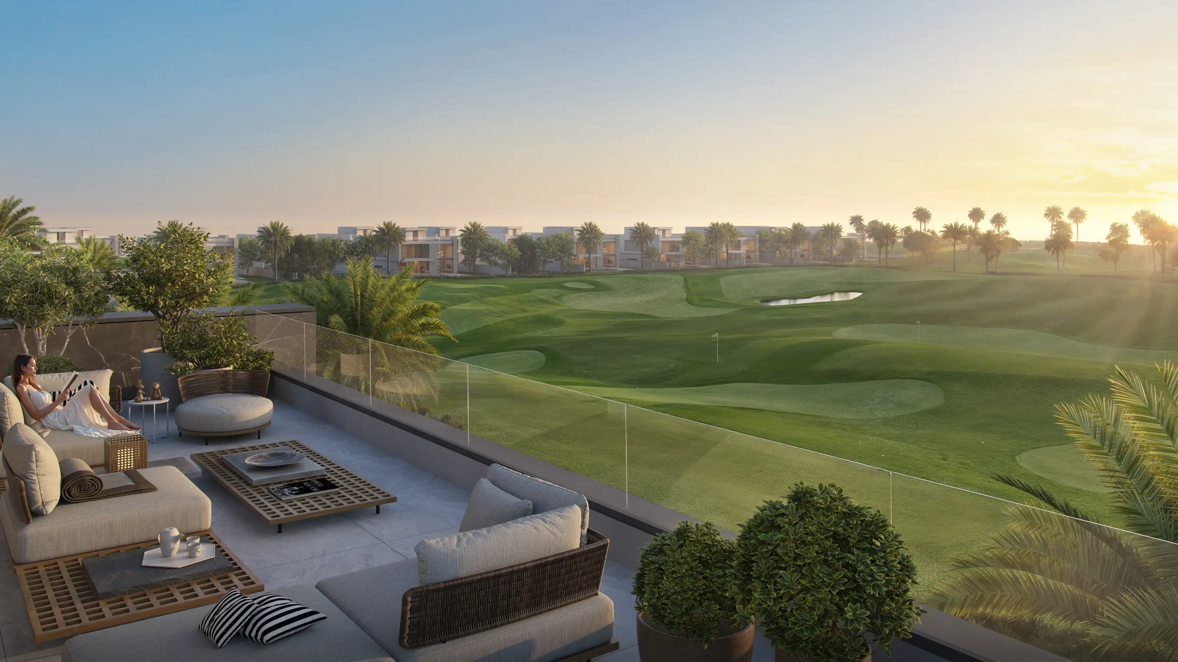 Cedarwood Estates — exterior view in Jumeirah Golf Estates