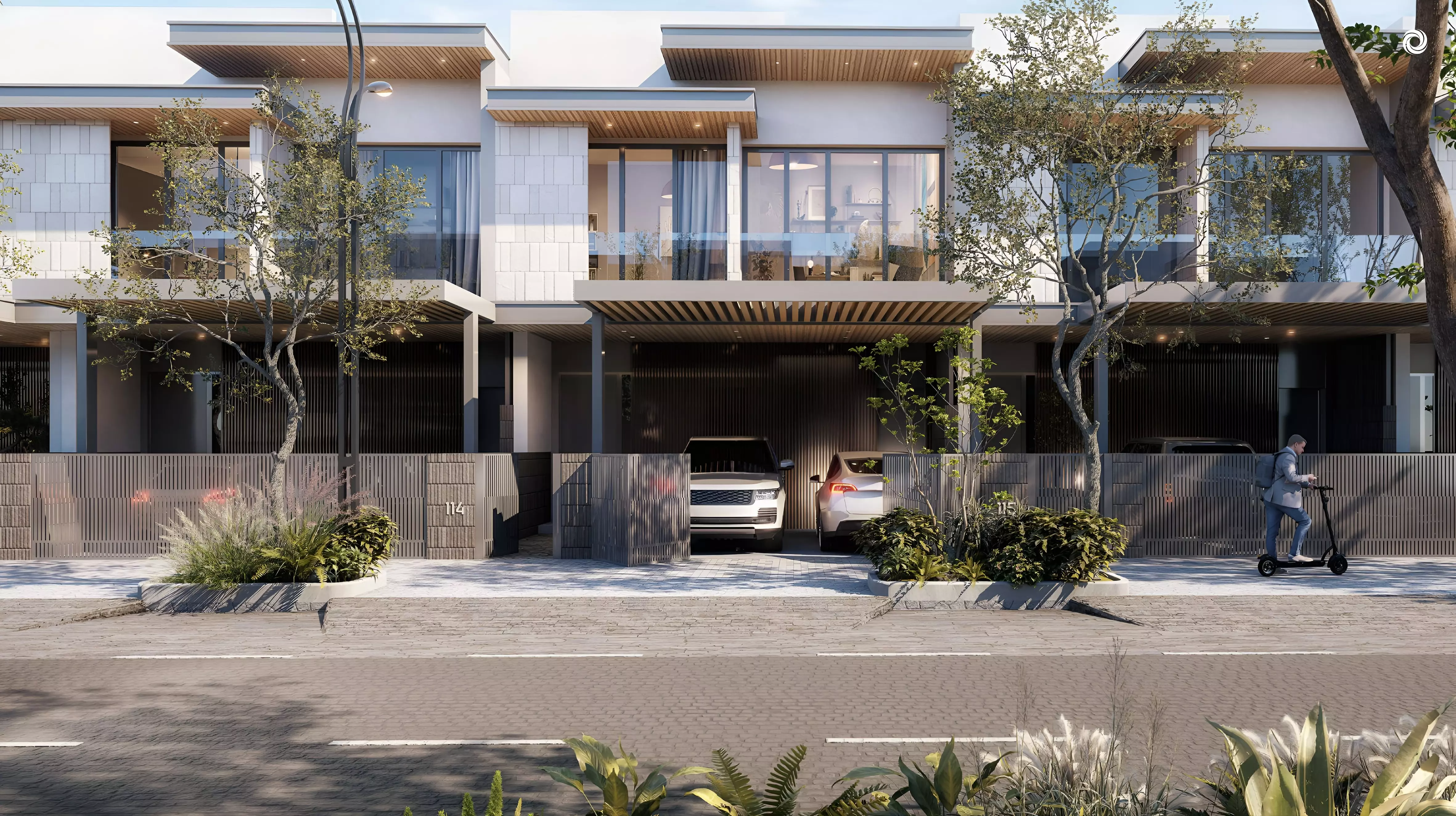 Pinewood Estate Homes — exterior view in Jumeirah Golf Estates