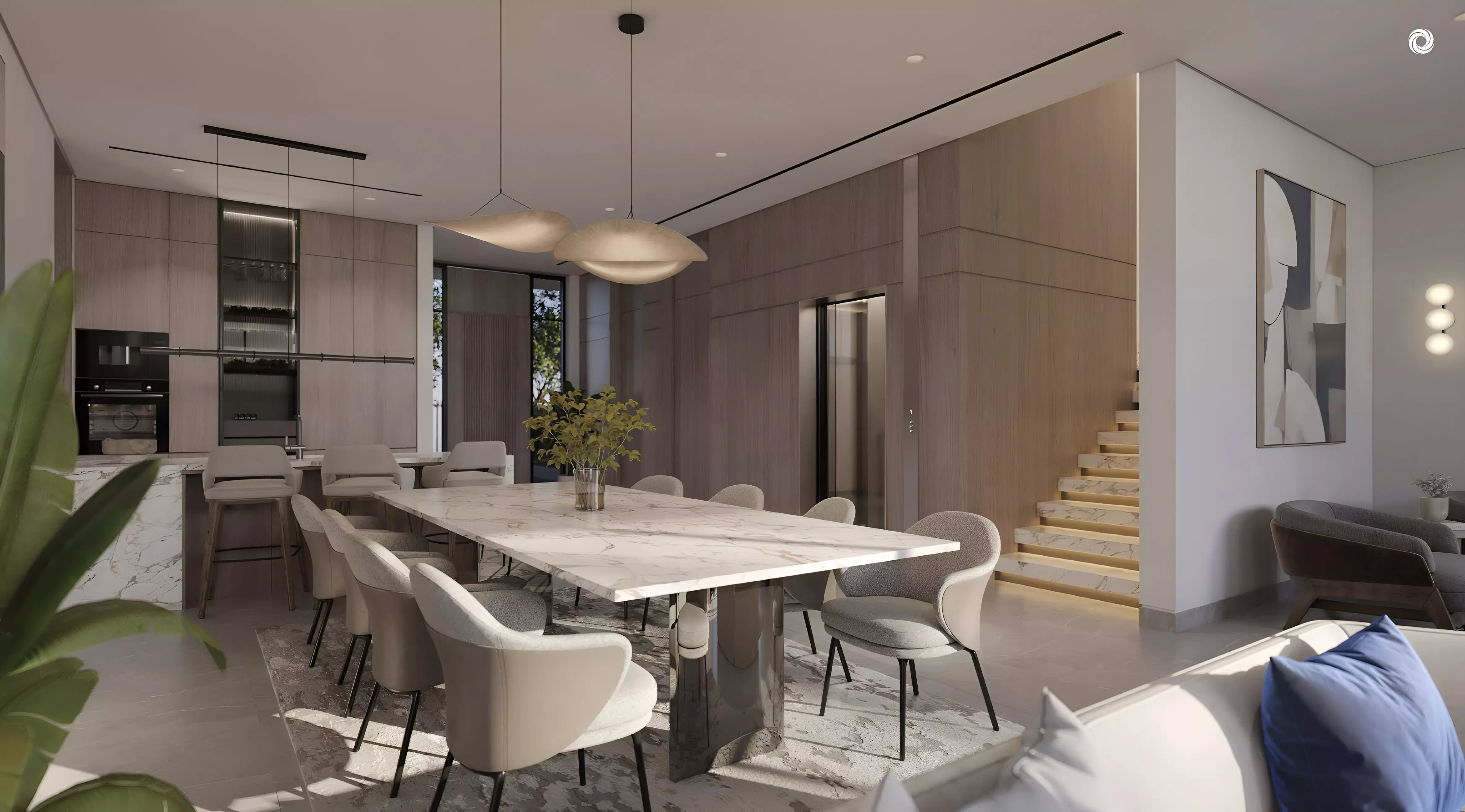Pinewood Estate Homes — exterior view in Jumeirah Golf Estates