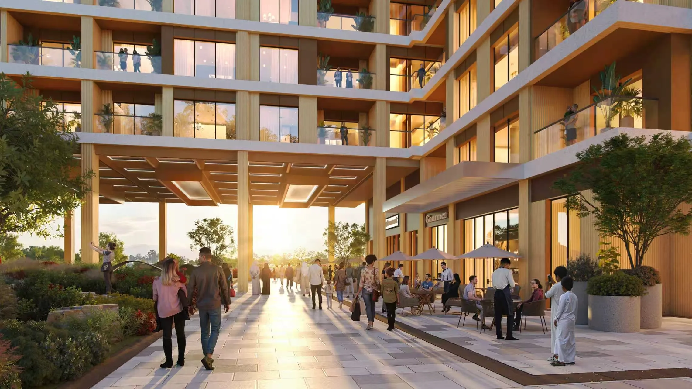 Boulevard Park — exterior view in Wasl Gate