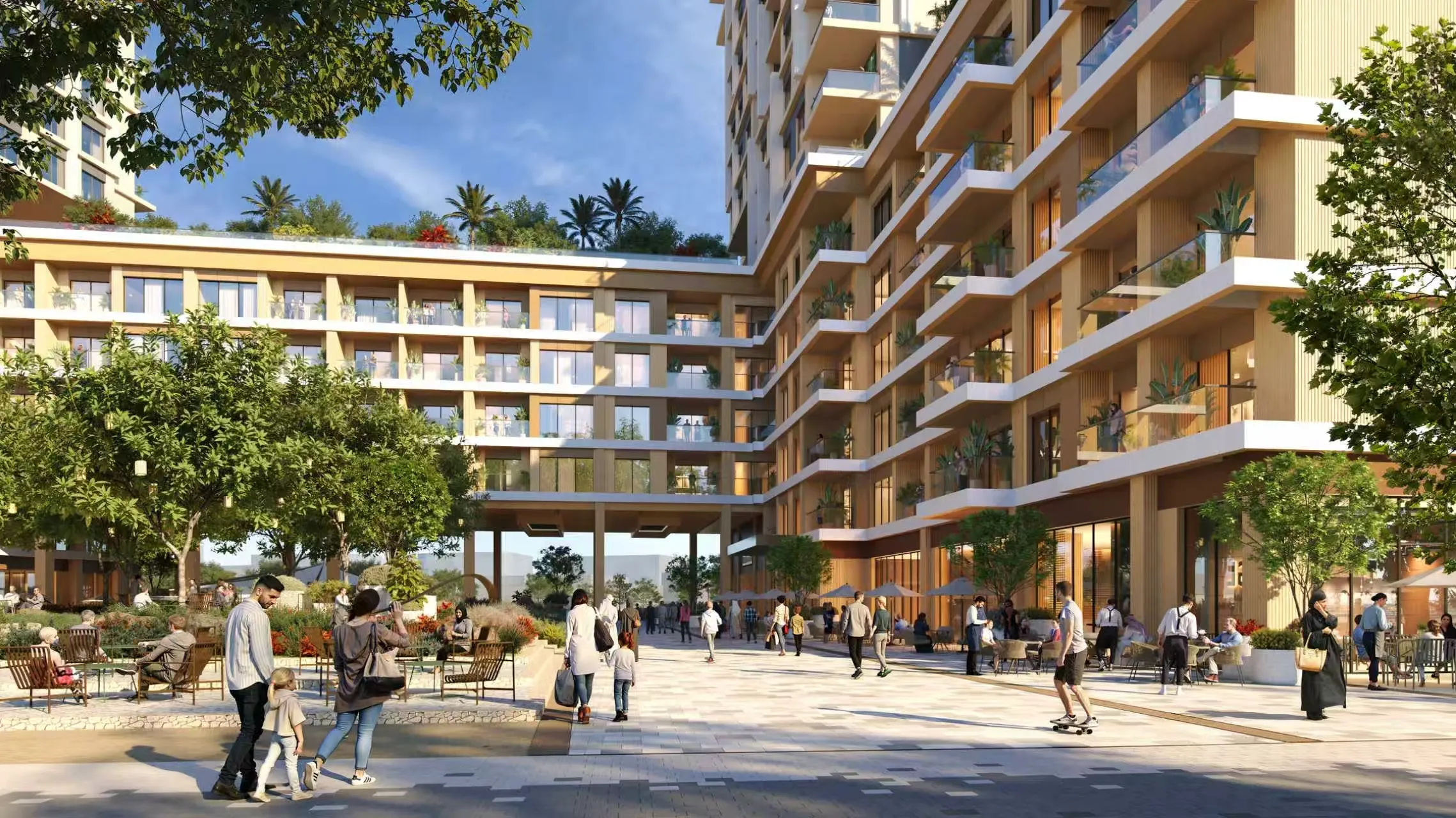 Boulevard Park — exterior view in Wasl Gate