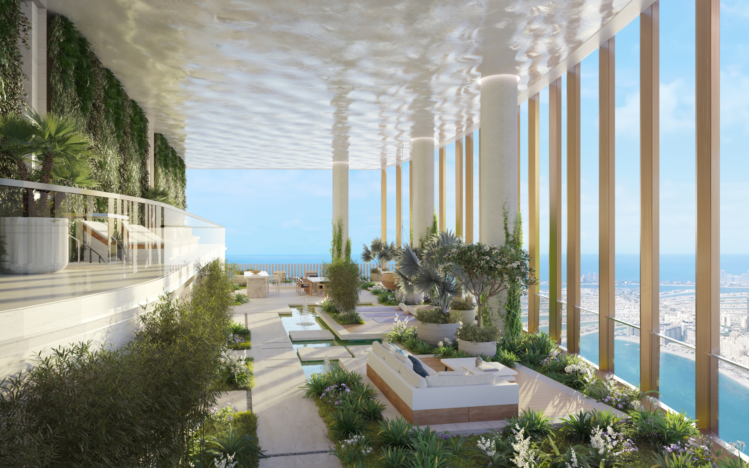 Six Senses Residences Dubai Marina — exterior view in Dubai Marina