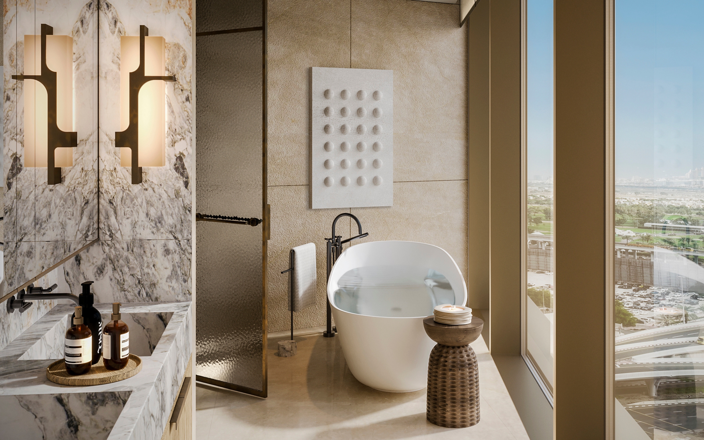 Six Senses Residences Dubai Marina — exterior view in Dubai Marina
