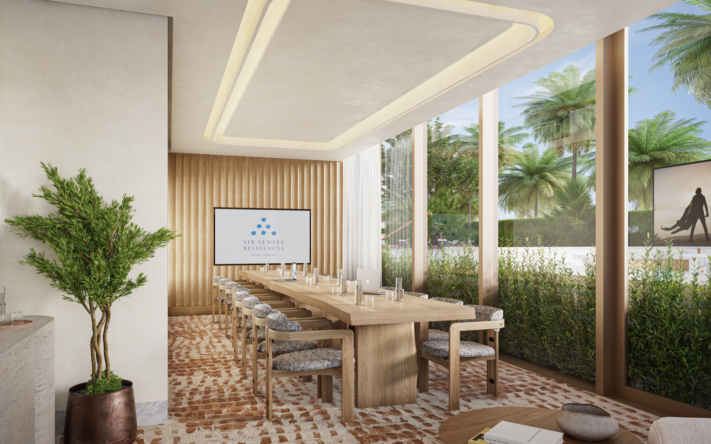 Six Senses Residences Dubai Marina — exterior view in Dubai Marina
