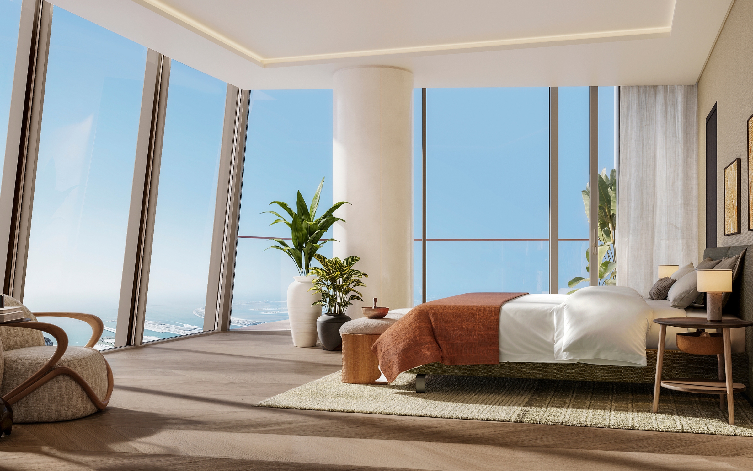Six Senses Residences Dubai Marina — exterior view in Dubai Marina