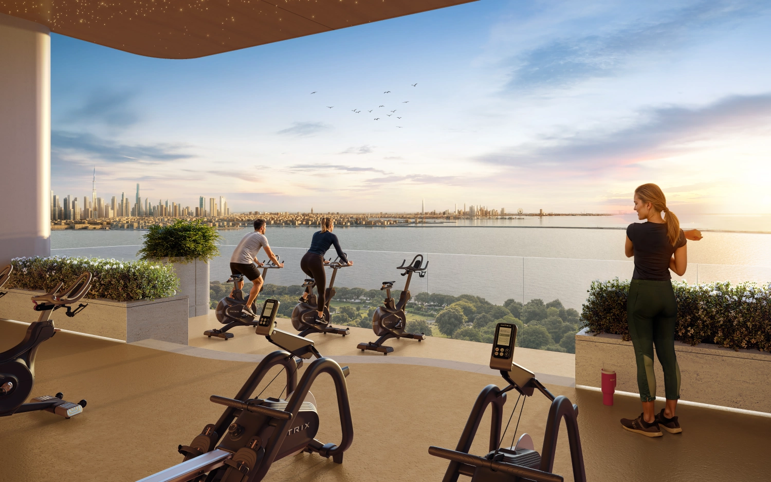Hilton Residences Dubai Maritime City — exterior view in Dubai Maritime City