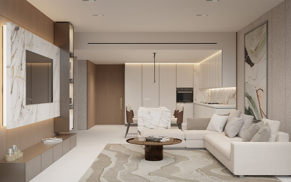 Seaside by Prestige One — interior render
