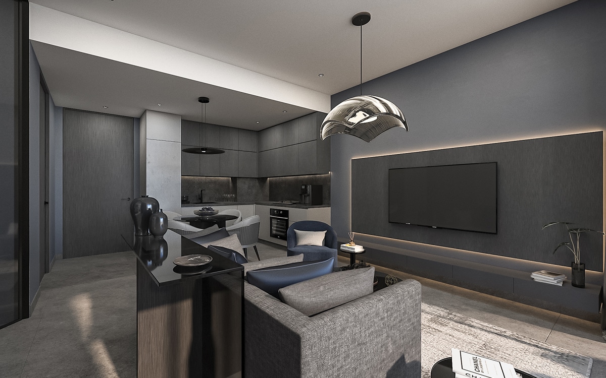 The Waterway by Prestige One — interior render
