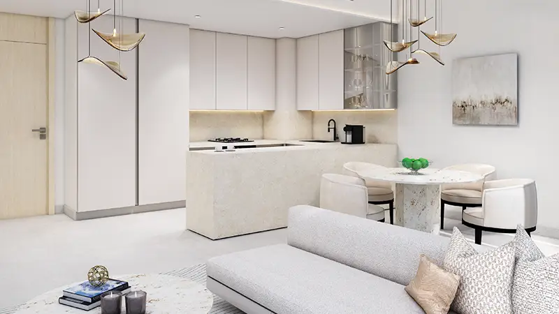 Luxury Canal Residences — exterior view in Dubai Islands