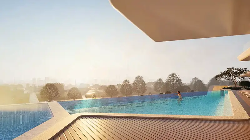 Luxury Canal Residences — exterior view in Dubai Islands