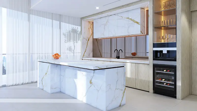 Luxury Canal Residences — exterior view in Dubai Islands