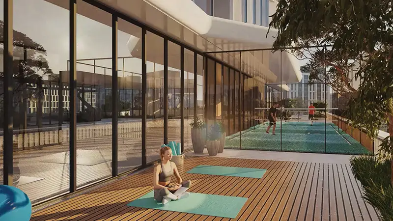 Luxury Canal Residences — exterior view in Dubai Islands