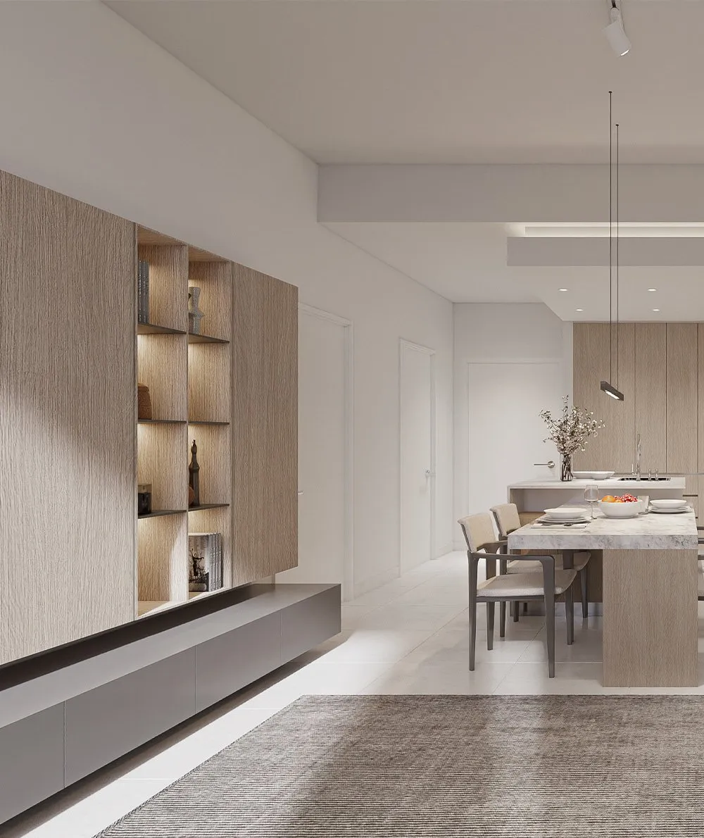 The Residence by Prestige One — exterior view in Jumeirah Village Circle (JVC)