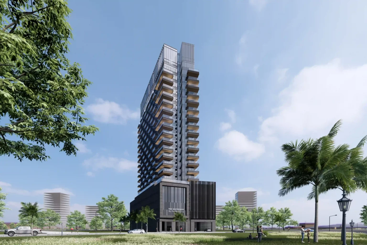 Vista by Prestige One — exterior view in Dubai Sports City