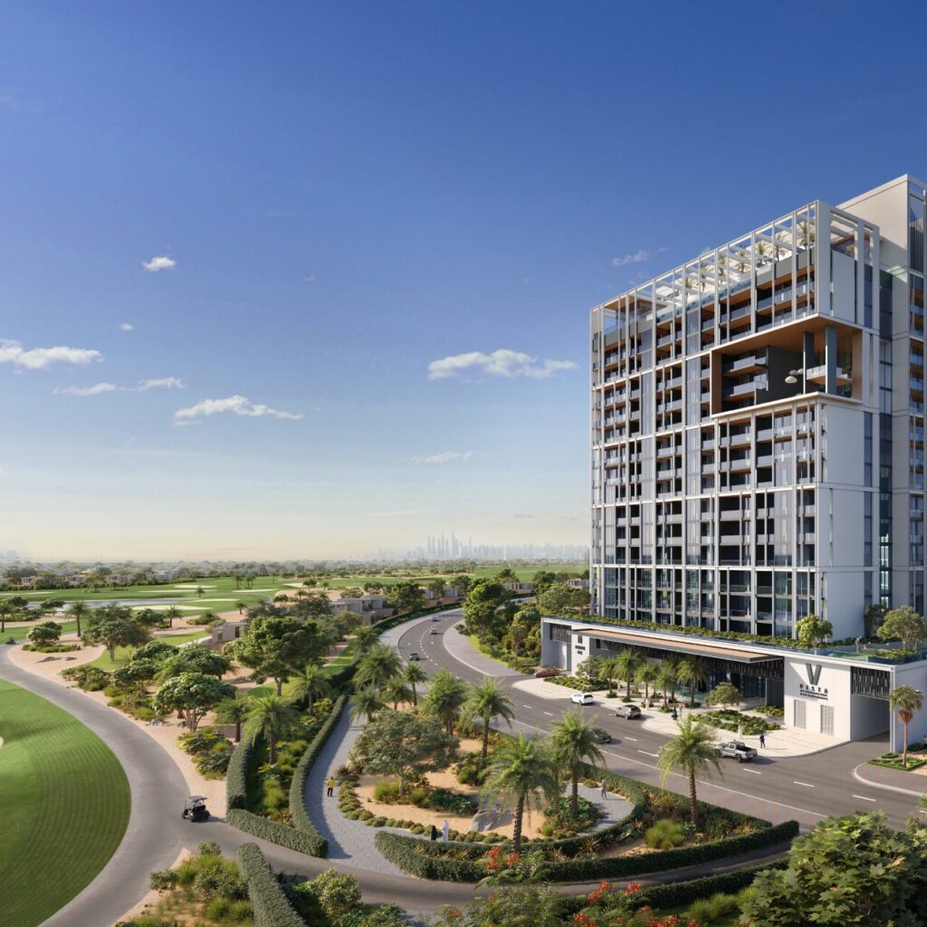 Vista by Prestige One — exterior view in Dubai Sports City