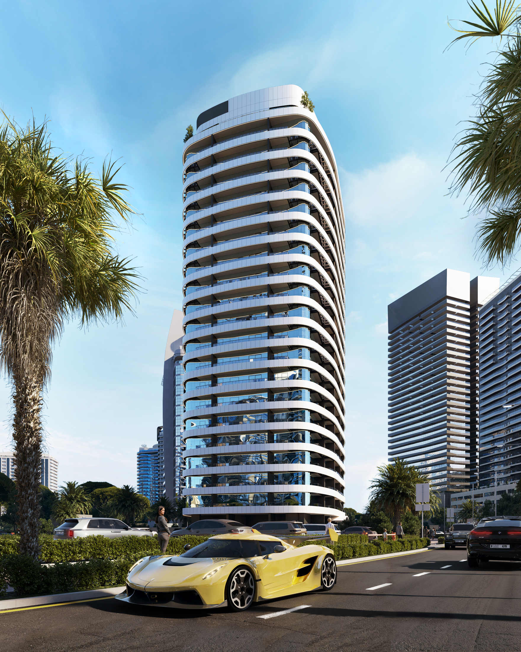 MAG 777 — exterior view in Dubai Sports City