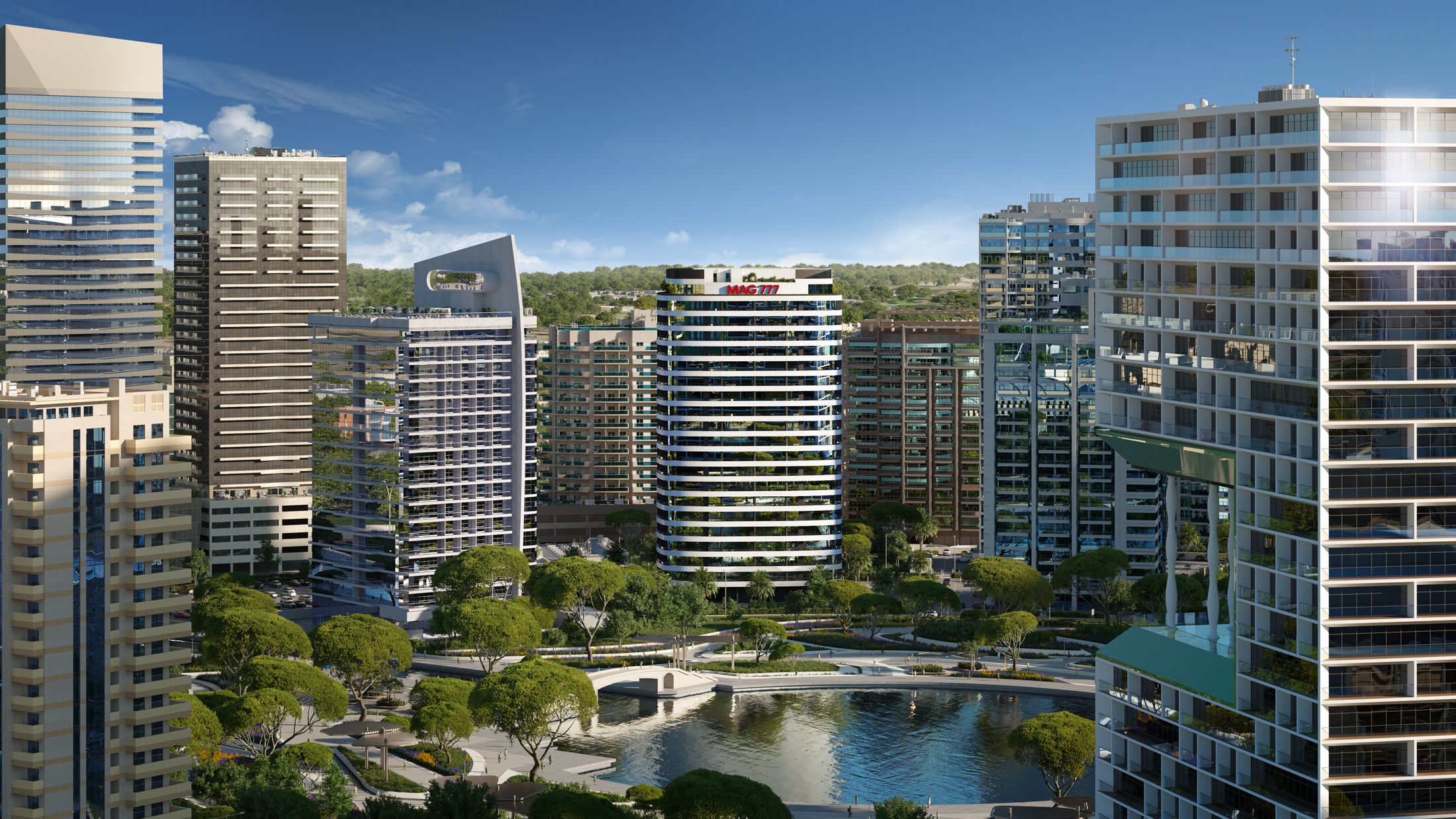 MAG 777 — exterior view in Dubai Sports City