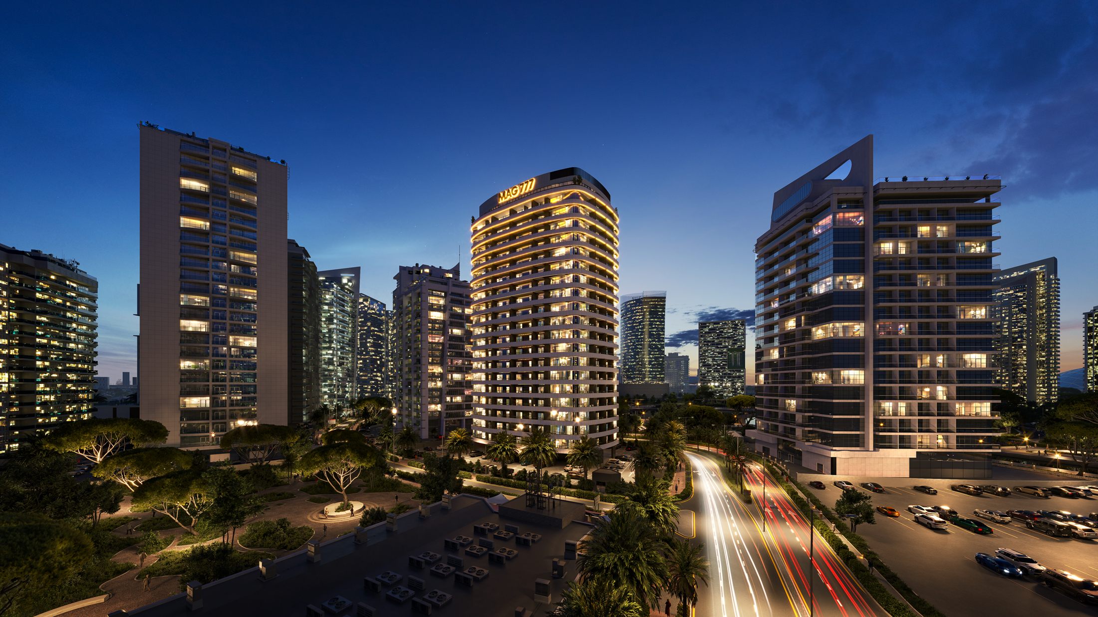 MAG 777 — exterior view in Dubai Sports City