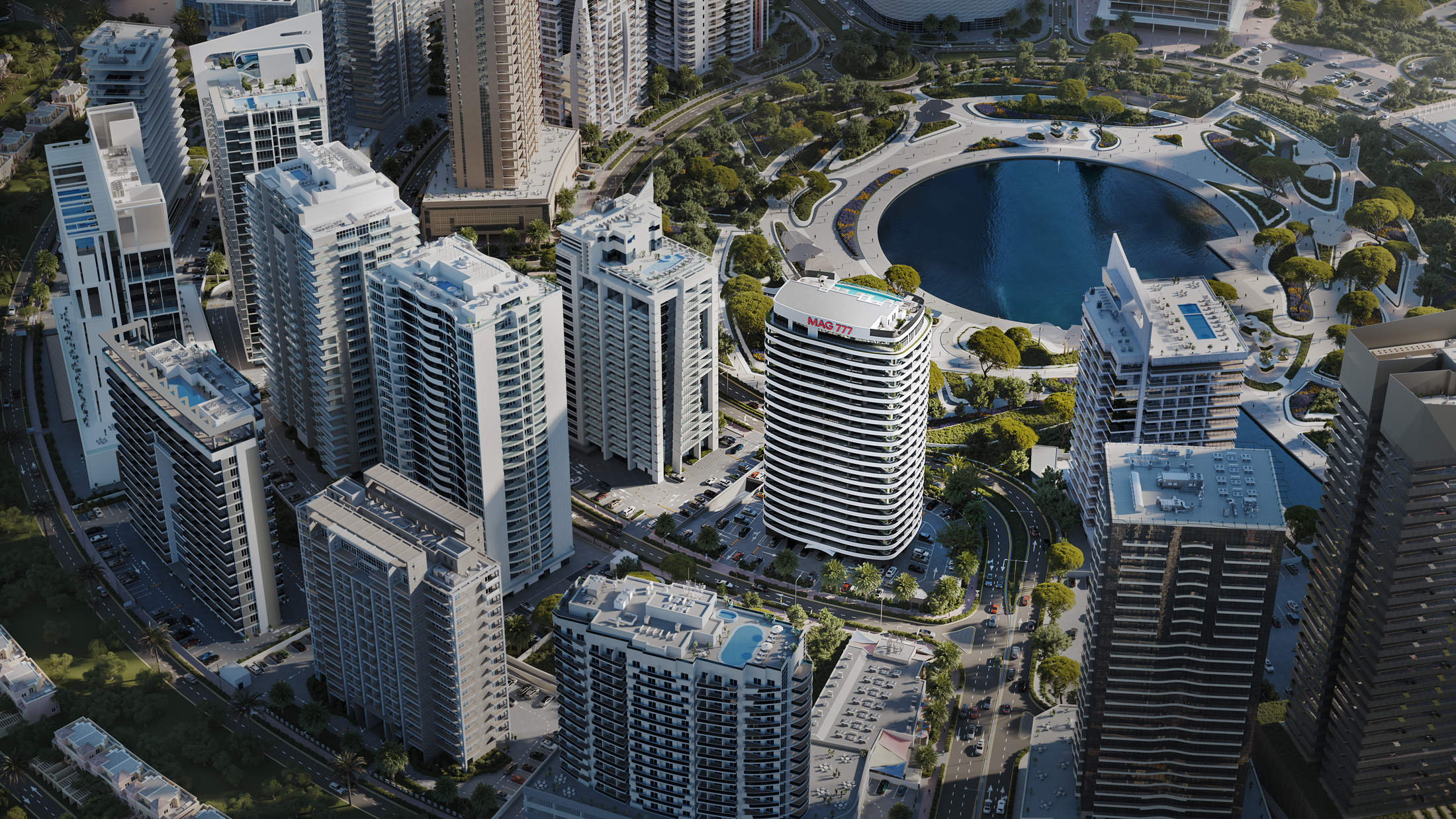 MAG 777 — exterior view in Dubai Sports City