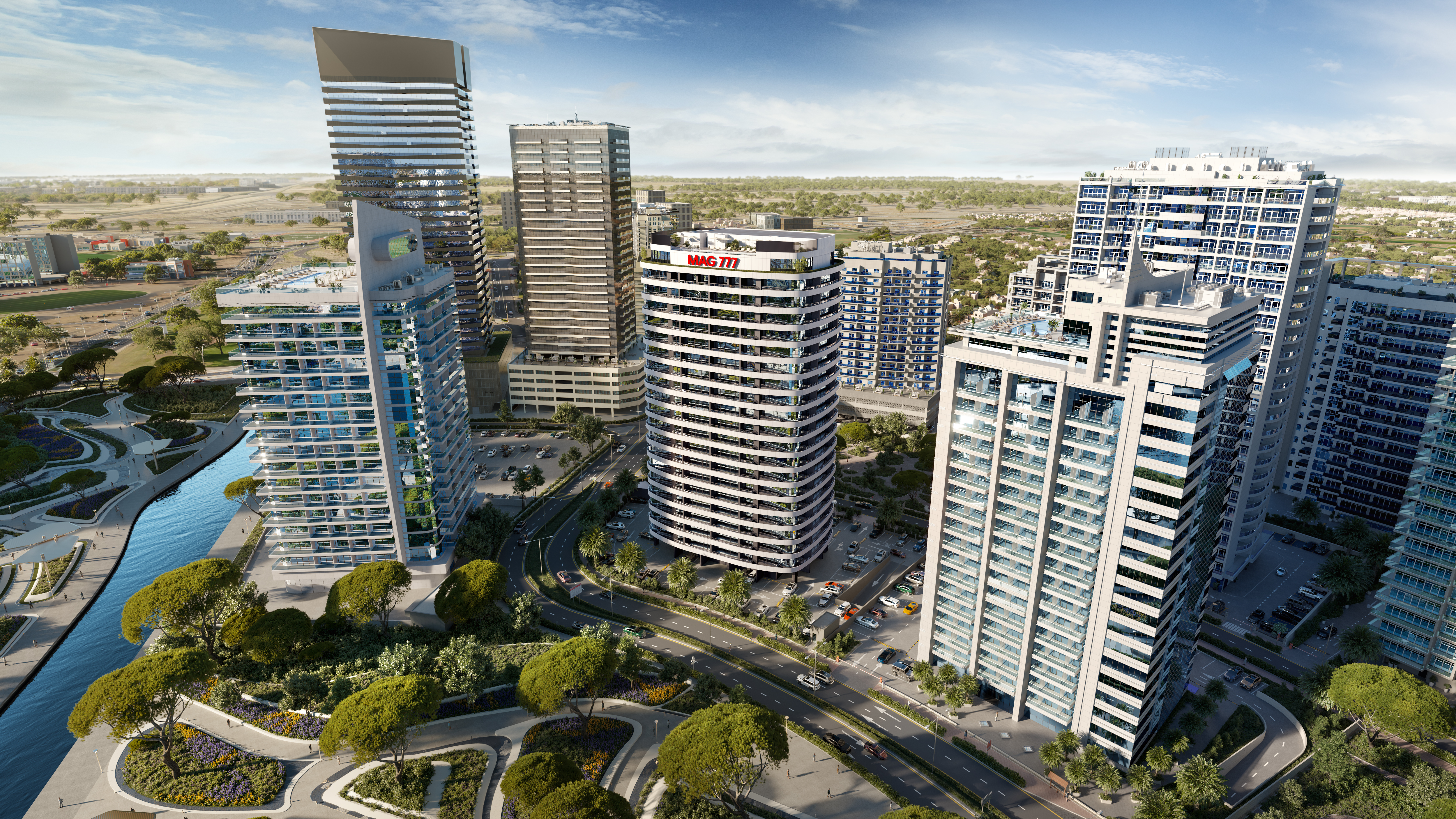 MAG 777 — exterior view in Dubai Sports City