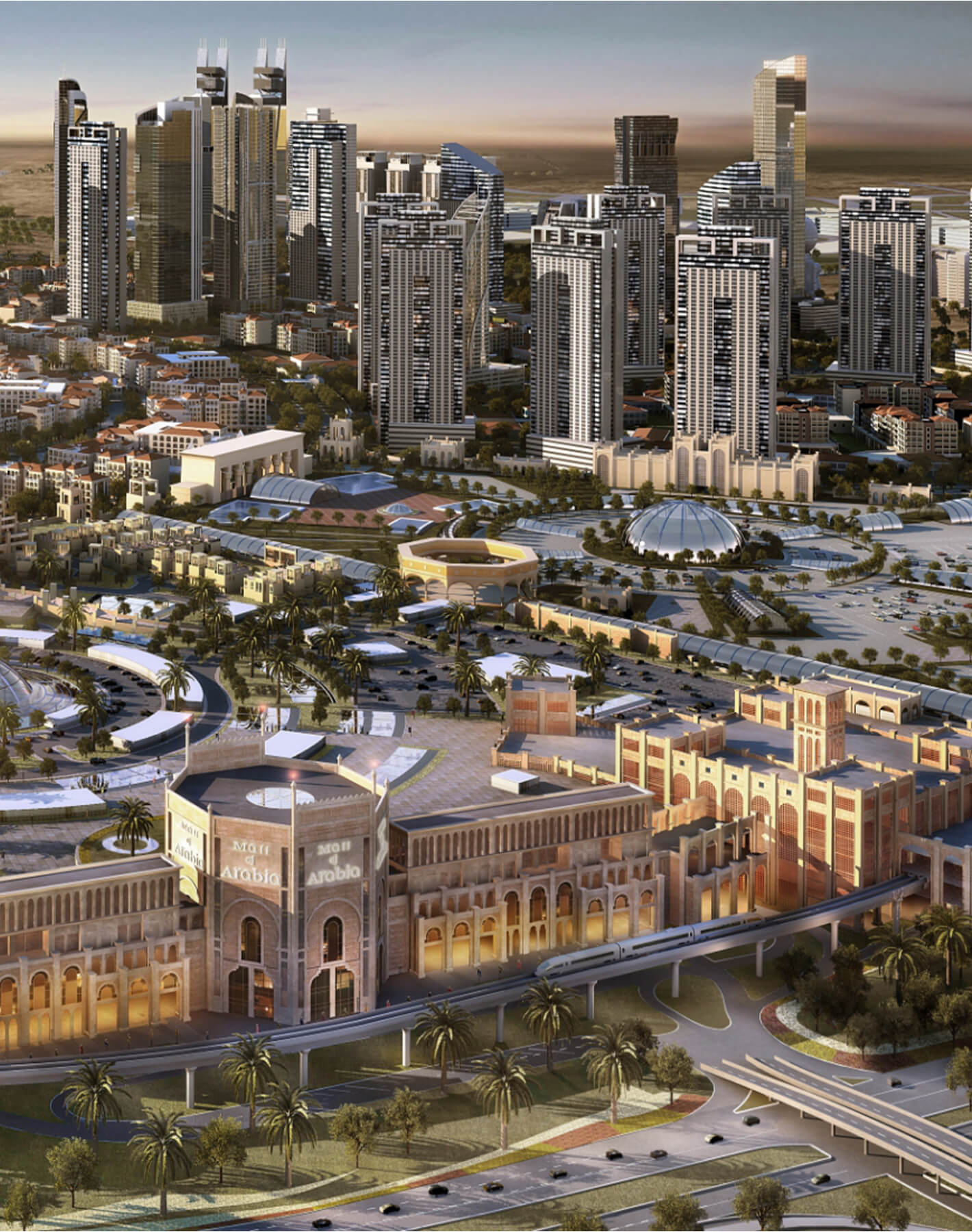 MAG 330 — exterior view in Dubai Land (Dubailand)