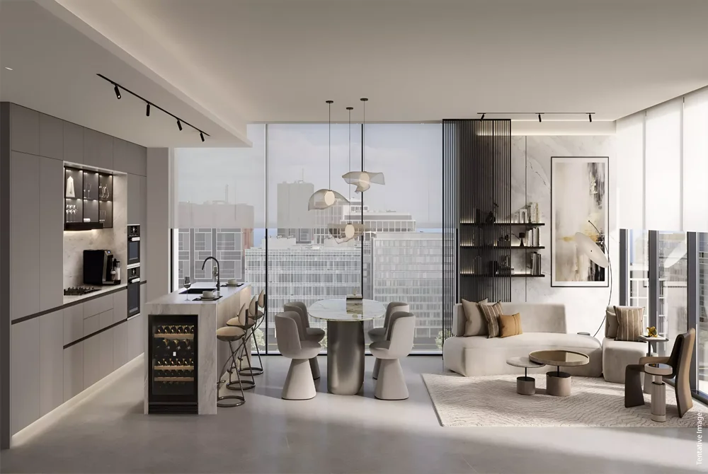 Eiwan Heights — exterior view in Meydan