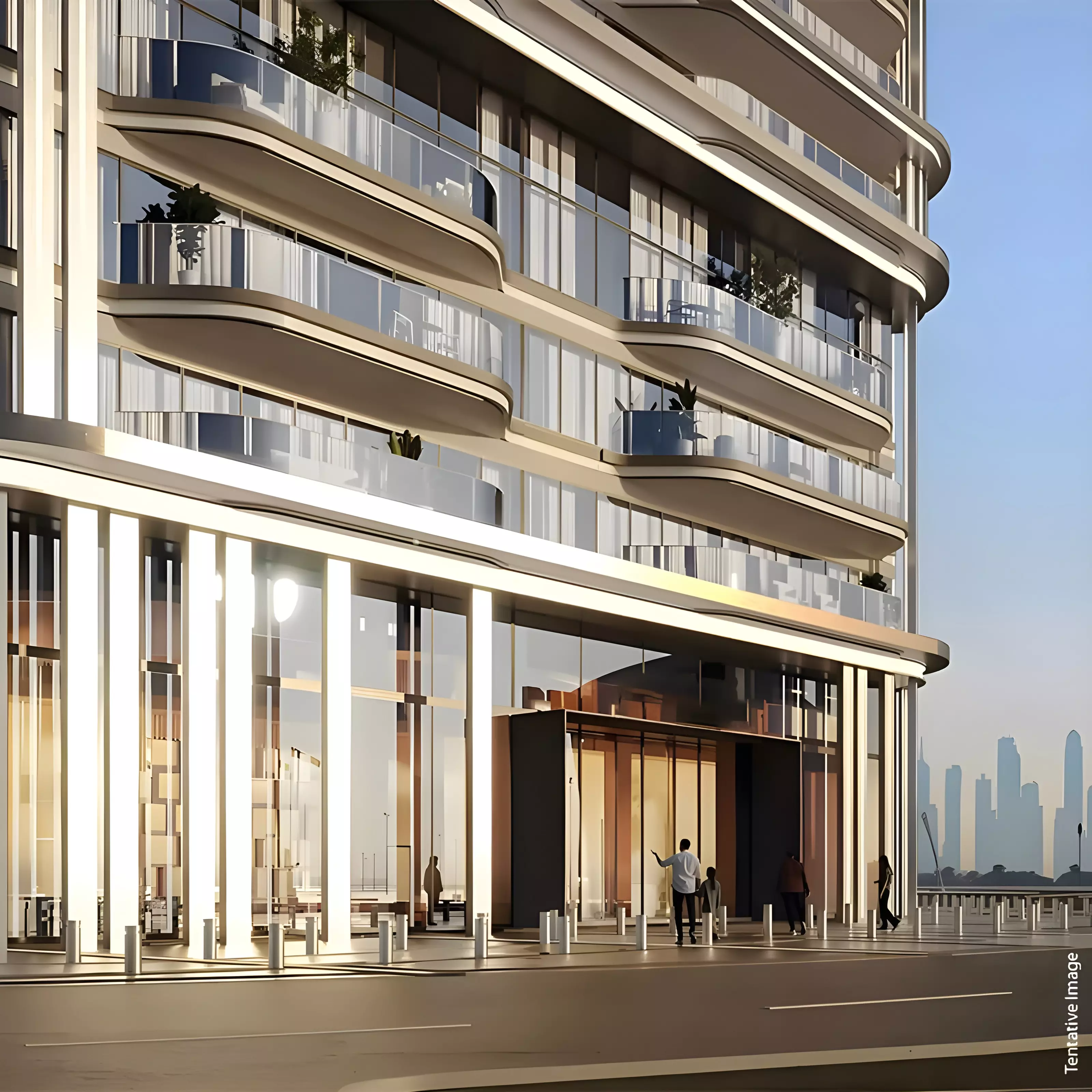 Eiwan Heights — exterior view in Meydan