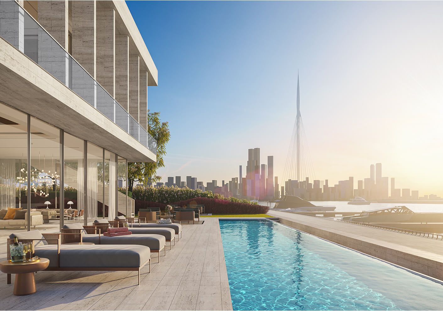 The Ritz-Carlton Residences, Dubai, Creekside — exterior view in Al Jaddaf