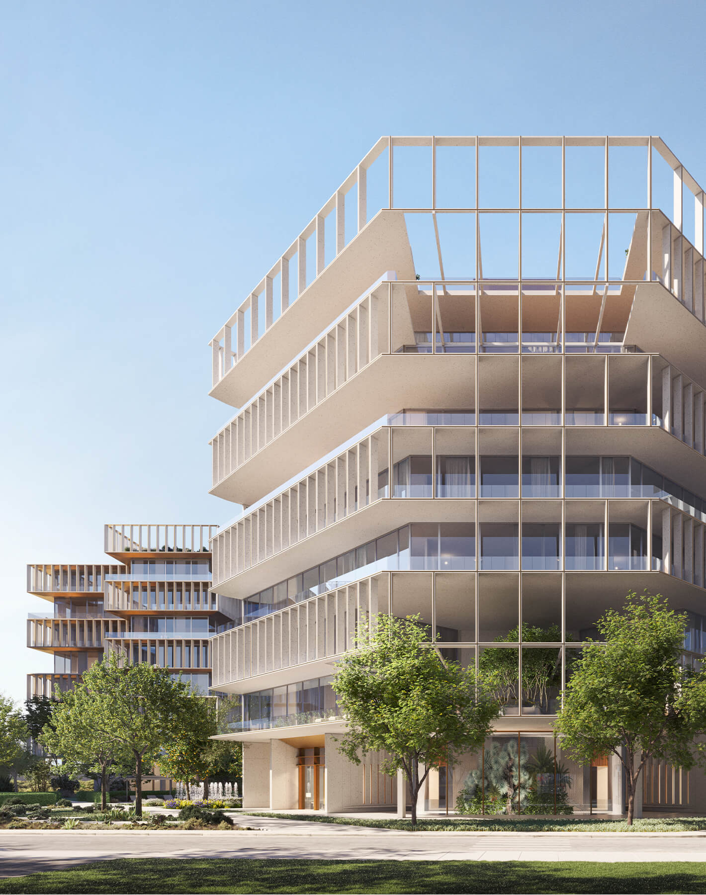 The Ritz-Carlton Residences, Dubai, Creekside — exterior view in Al Jaddaf