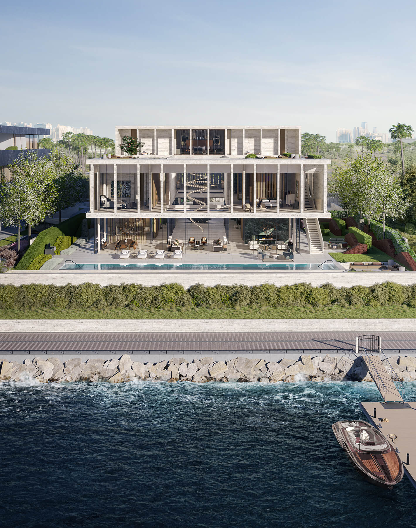 The Ritz-Carlton Residences, Dubai, Creekside — exterior view in Al Jaddaf