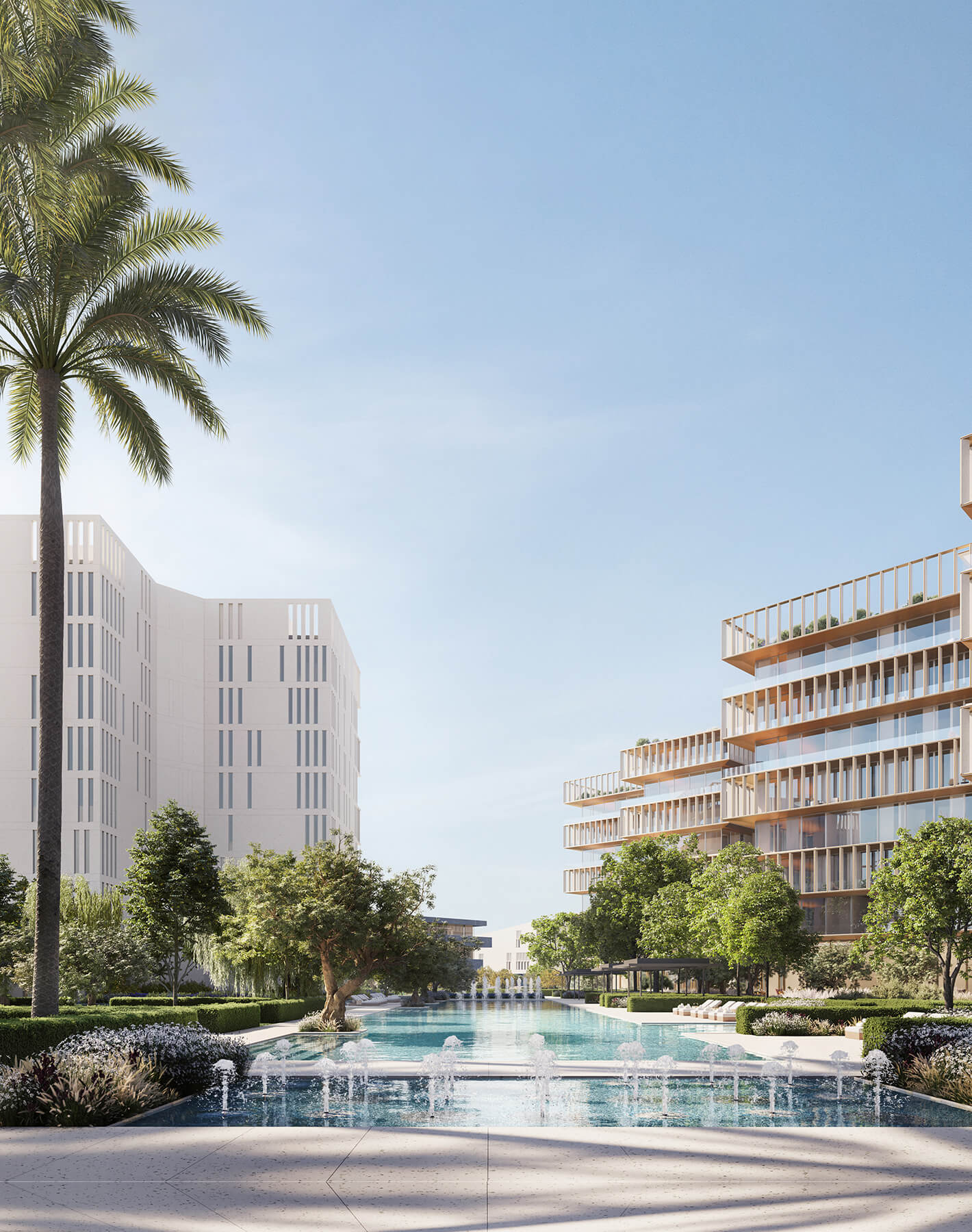 The Ritz-Carlton Residences, Dubai, Creekside — exterior view in Al Jaddaf