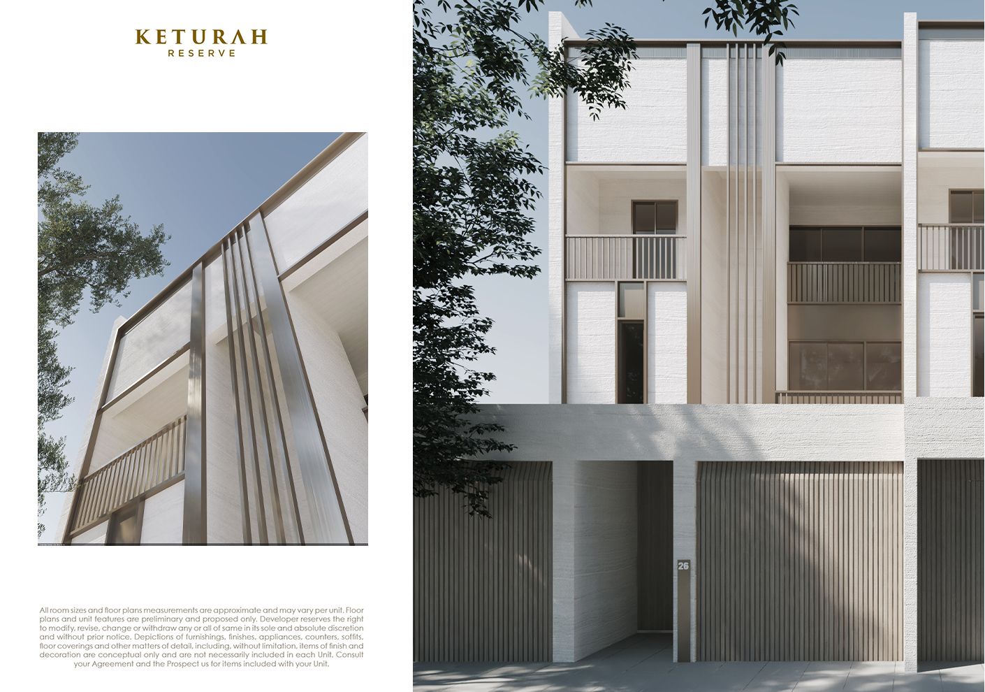 Keturah Reserve Townhouses — exterior view in Mohammed Bin Rashid City (MBR City)