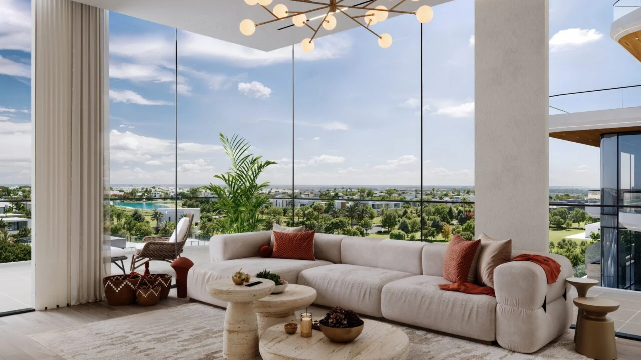 Gate Eleven Residences apartment living room
