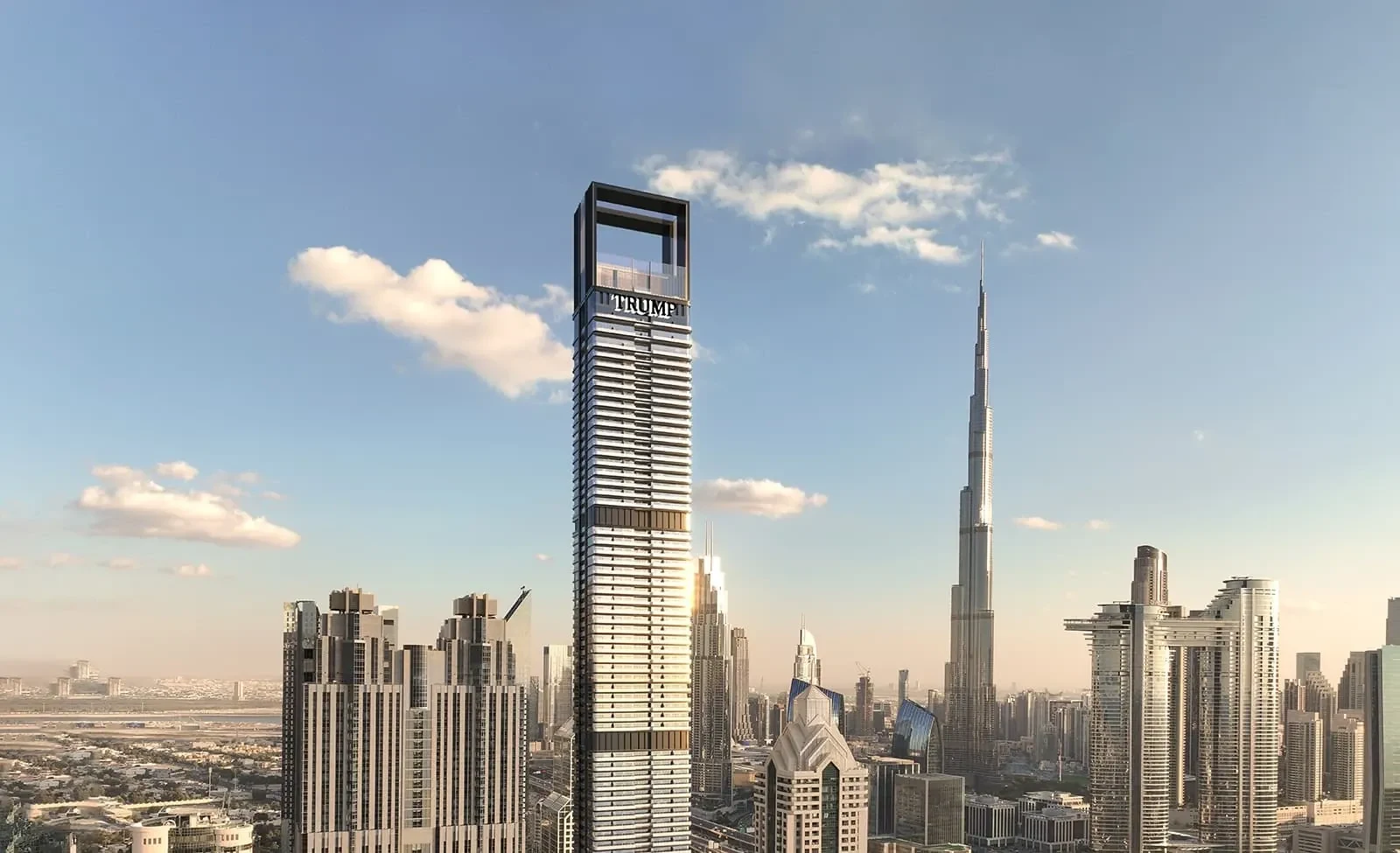 Trump International Hotel and Tower Dubai daytime exterior